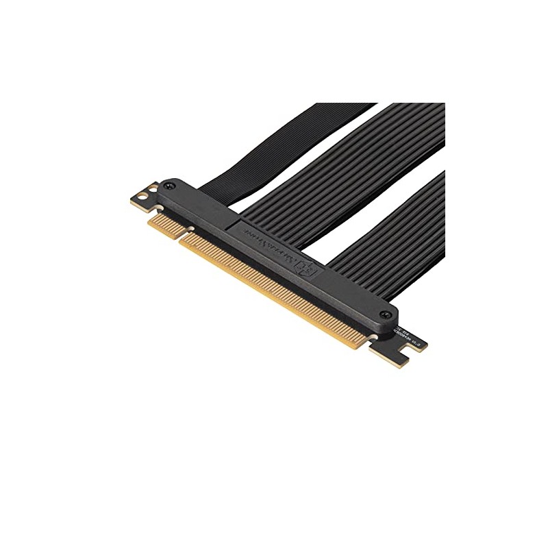 SilverStone Technology RC05 220mm Flexible PCIe 4.0 x16 Riser Cable,