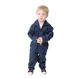 Road Master Child Kids Children Boys Girls Boiler Suit Overalls Coverall Boiler Suit 2-14 Years (2-3 Year (22"), Navy Blue)