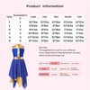 Winnrchan Metallic Worship Dance Dress for Girls Sleeveless Praise Dance