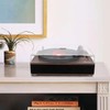 LP&No.1 Record Player with Stereo Speakers, 3-Speed Belt-Drive Turntable for