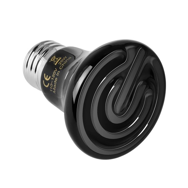 Simple Deluxe 25W (Mini) Ceramic Heat Emitter Reptile Heat Lamp