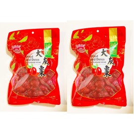 Premium Dried With Seed Red Dates, 400g, 2-Pack,