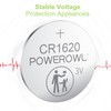 POWEROWL High Capacity CR1620 Battery (15-Pack) 3v Lithium Batteries, 10