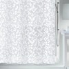 Spirella Anti-Schimmel Duschvorhang - Anti-Bakteriell, waschbar, wasserdicht, Peva, „Blatt“ 180x200cm