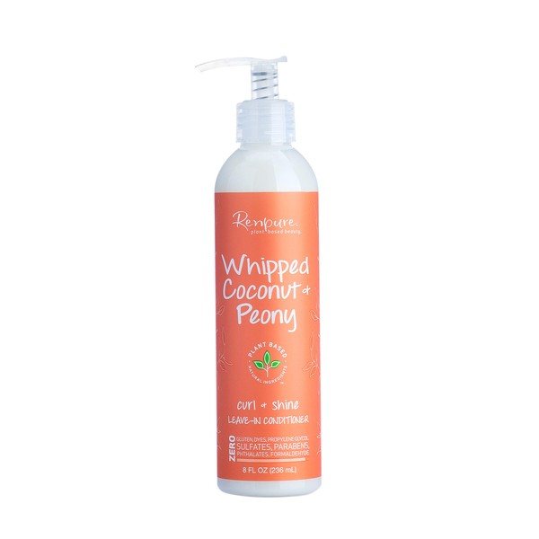 Renpure Whipped Coconut & Peony Leave-in Conditioner, 8 Ounce