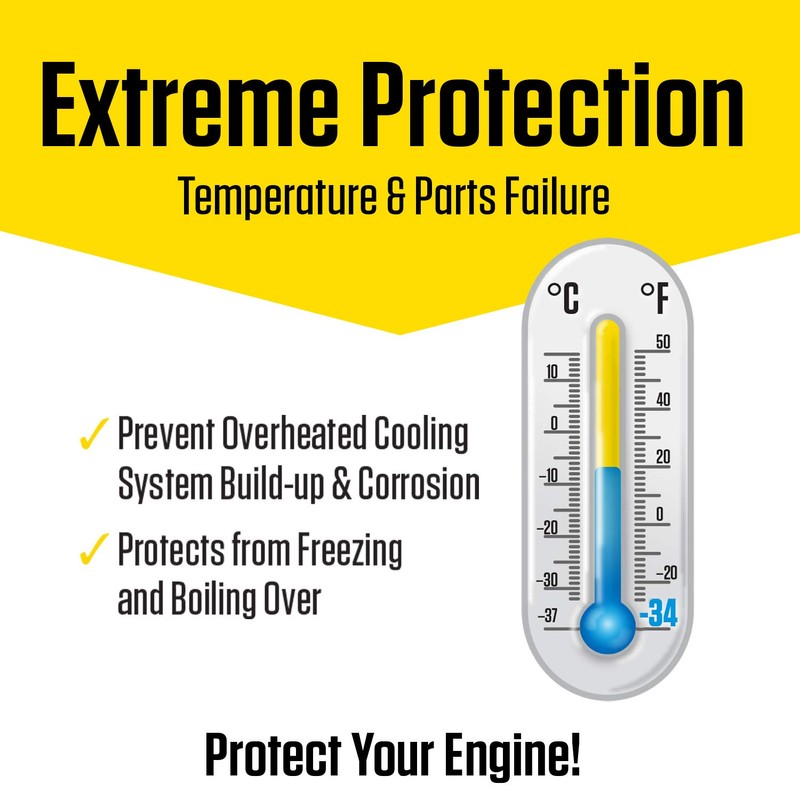 Prestone AF2100-6PK Extended Life 50/50 Antifreeze - 1 Gallon, (Pack