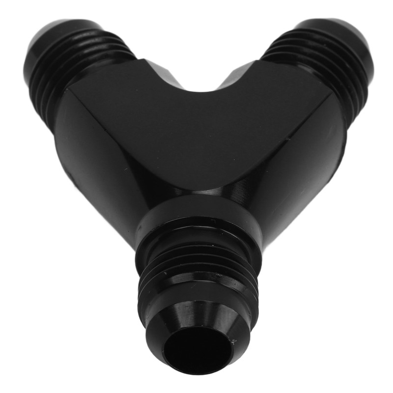 Coupler Union Fitting Splitter Black Anodized Coating Leak Proof Y