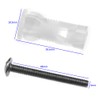 Micro Trader 2pcs Toilet Top Cover Lid Seat Fixings WC