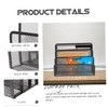 NUOBESTY File Holder Metal Mesh File Magazine Holder 4 Compartments