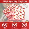 TAKEALOOKO 96 Pcs Crawfish Boil Party Supplies, Red White Crawfish