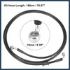 INFINAUTO 180cm 70.87" Motorcycle Brake Clutch Oil Hose Line Pipe