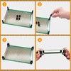 80pcs ABS Round Spacer Washer Assortment Kit，M6 M8 Screws Nylon
