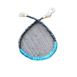 Black spinel, neon blue apatite 3-4.5 mm rondelle shape faceted cut gemstone beads 7 inch stacking bracelet with 925 sterling silver plated lock clasp bracelet link chian bracelet for unisex, Stone