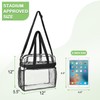 Oraben Oraben Clear Bag Stadium Approved 12x6x12 Clear Tote Bag