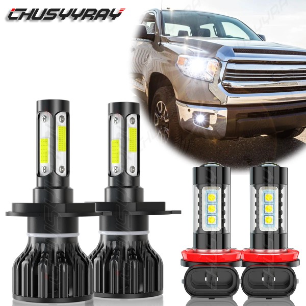 CHUSYYRAY For Honda Ridgeline 2006-2014 LED Headlights High Low Fog