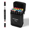 Dabo&Shobo 24 Colors Drawing Markers, Dual Tip Art Markers, Coloring