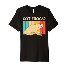 Cute Frog Design For Men Women Toad Catcher Pet Animal Lover Premium T-Shirt
