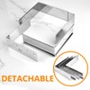 Guowall - Molde extensible de acero inoxidable para tartas con
