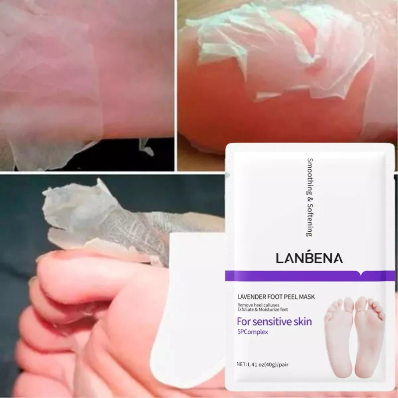 Universo en Linea Mascarilla Exfoliante Pies Lanbena Elimina Piel Muerta