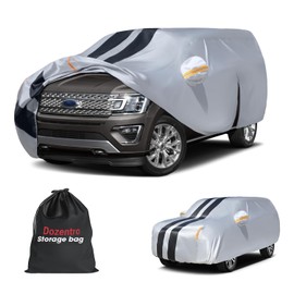 Large SUV Car Cover for Ford Expedition (1996-2025) 100% Waterproof All Weather, Heavy Duty Outdoor Full Exterior Covers Rain Sun Wind UV Protection.