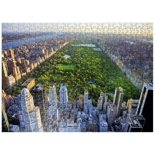 Aerial View of Central Park Manhattan New York - Premium 500 Piece Jigsaw Puzzle for Adults