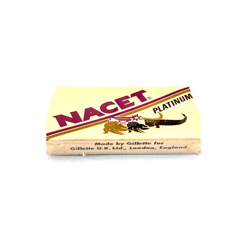 Nacet Platinum Double Edge Safety Razor Blades - (10 Count)