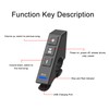 Car Steering Wheel Audio Control Switch, Adjustable Waterproof Bluetooth Media