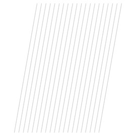 M METERXITY 20-Pack 304 Stainless Steel Solid Round Rod, 1x300mm Metal Solid Shaft Rods for DIY Craft/Model Car/Helicopter Airplane/Metal Working, Lathe Bar Smooth Stock [0.04x11.81IN]