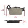 Celox Front Rear Brake Pads for Yamaha YZ450F 2003 2004