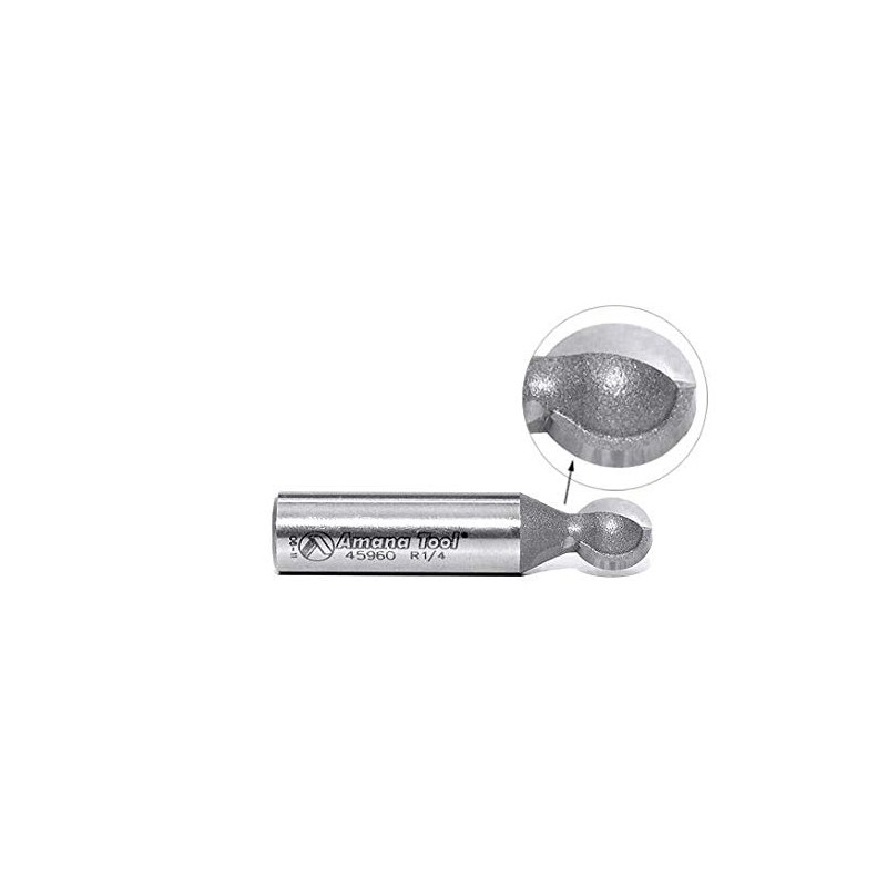 Amana Tool - 45964 Carbide Tipped Ball End 3/8 Radius