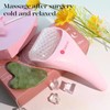 BAIMEI IcyMe Pink Ice Roller & Jade Gua Sha For
