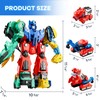 iPlay, iLearn Kids Dinosaur Transforme Robot Toy, Magnetic Construction Trucks