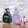 Kuromi [Cosmetic Pouch] Enamel Mini Bag/Black Sanrio