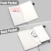 OMEYA (2 Pack) Pocket Notebook Notepad,3.5" x 5.5" Ruled PU