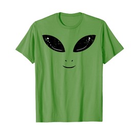 Alien Face Funny Costume UFO Space Boys Girls Kids Men Women T-Shirt