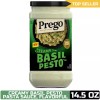 Prego Creamy Basil Pesto Pasta Sauce, 14.5 oz Jar