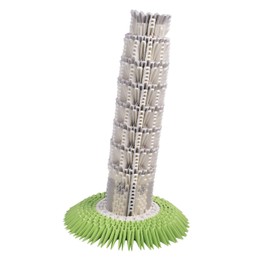 CreativaMente 3178741 Origami 3D Paper Sculpture Leaning Tower of Pisa, Craft Set for Adults and Children from 8 Years, 1173 Pieces