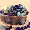 M METERXITY High Luster Round Fire Glass Beads, Glass Gems,