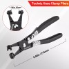 Toolwiz Hose Clamp Pliers Heavy Duty Hose Clamp Tool with