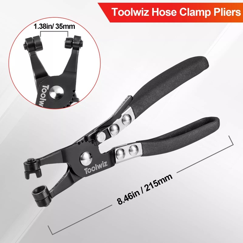 Toolwiz Hose Clamp Pliers Heavy Duty Hose Clamp Tool with