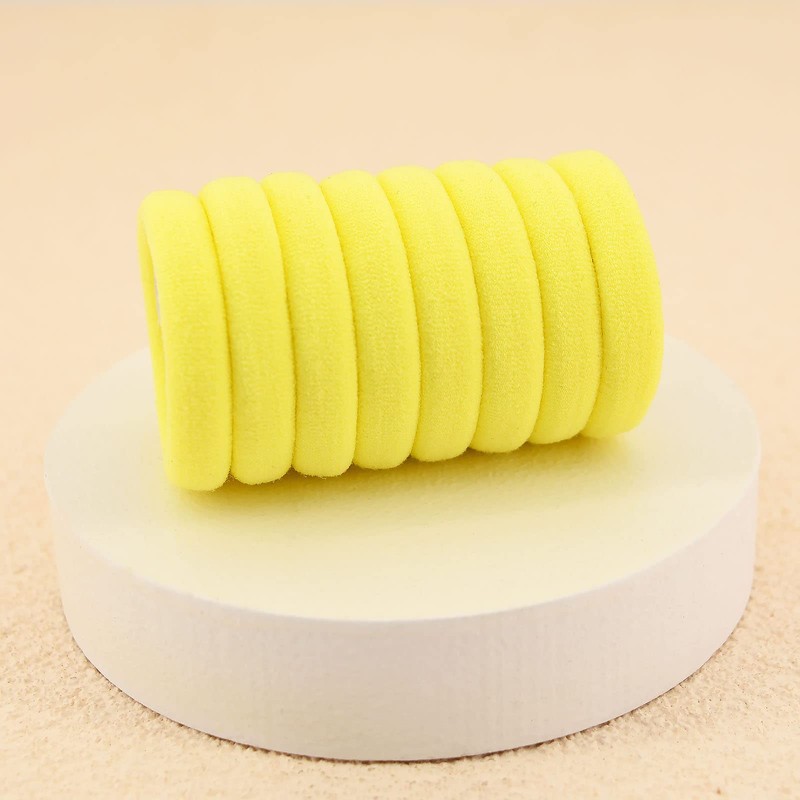100 Pack Seamless Hair Ties for Women Girls Ponytail Holders