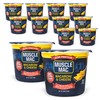 Muscle Mac Macaroni and Cheese Dinner with Real Cheese, Microwaveable,