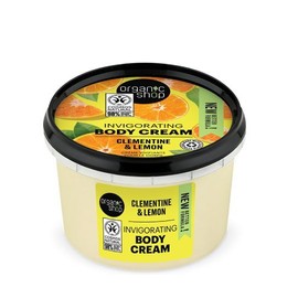 Natura Siberica Organic Shop Invigorating Body Cream Clementine & Lemon, 250ml