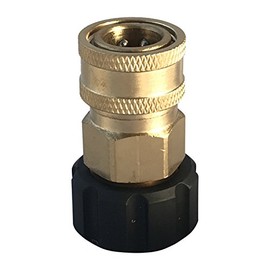 EQUIPMAXX Pressure Washer M22 Female M22 Screw Thread, to 3/8 inch Female Quick Connector Coupling