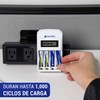 Volteck RE-AAA4, Pilas recargables, uso general, AAA, 600 mAh, 4