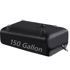 Rodelna Water Storage Bladder, Water Tank, 150 Gallon Foldable Portable Water Storage, Large Water Storage Containers with 3/4" PVC Spigot Kit for Camping, Garden, Emergency Water Storage