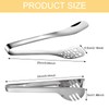 Pack of 2 barbecue tongs, 1 24 cm and 1