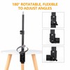 Adjustable C Clamp Extension Rod for Photography – 28–46 cm