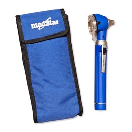 MEDSTAR | Estuche de Otoscopio Mini de Fibra Óptica (AZUL)