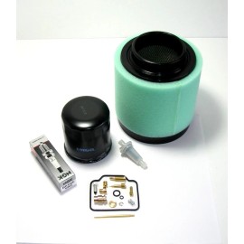 Unbranded  POLARIS MAGNUM 325 2002 TUNE UP KIT Oil Air Fuel Filter Carb Rebuild Spark Plug